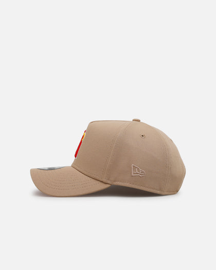 New Era Los Angeles Angels 'Tan Pink' 9FORTY A-Frame Snapback Tan