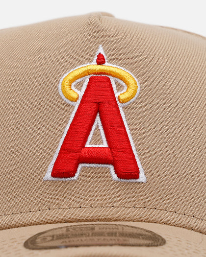 New Era Los Angeles Angels 'Tan Pink' 9FORTY A-Frame Snapback Tan