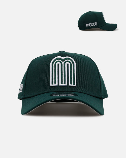 New Era Mexico National Baseball Team 'Mexico Polychromatic' 9FORTY A-Frame Snapback Dark Green