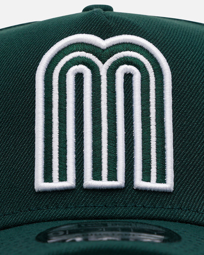 New Era Mexico National Baseball Team 'Mexico Polychromatic' 9FORTY A-Frame Snapback Dark Green