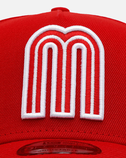 New Era Mexico National Baseball Team 'Mexico Polychromatic' 9FORTY A-Frame Snapback Red