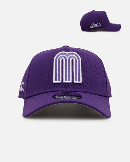 New Era Mexico National Baseball Team 'Mexico Polychromatic' 9FORTY A-Frame Snapback Purple