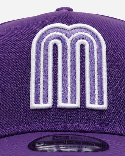 New Era Mexico National Baseball Team 'Mexico Polychromatic' 9FORTY A-Frame Snapback Purple