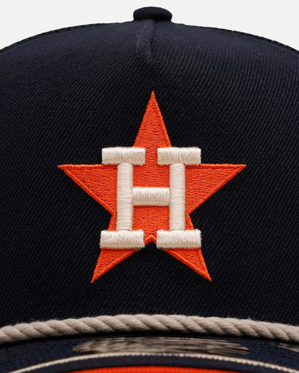 New Era Houston Astros 'Spring Injection' 9FIFTY A-Frame Trucker Snapback Navy