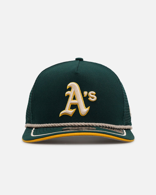 New Era Oakland Athletics 'Spring Injection' 9FIFTY A-Frame Trucker Snapback Green