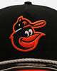 New Era Baltimore Orioles 'Spring Injection' 9FIFTY A-Frame Trucker Snapback Black