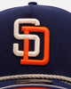New Era San Diego Padres 'Spring Injection' 9FIFTY A-Frame Trucker Snapback Navy