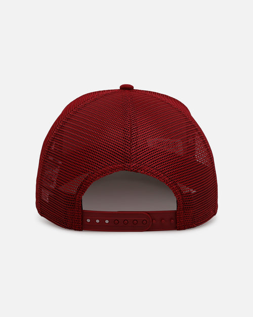 New Era Philadelphia Phillies 'Spring Injection' 9FIFTY A-Frame Trucker Snapback Burgundy