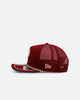 New Era Philadelphia Phillies 'Spring Injection' 9FIFTY A-Frame Trucker Snapback Burgundy