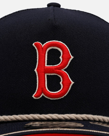 New Era Boston Red Sox 'Spring Injection' 9FIFTY A-Frame Trucker Snapback Navy