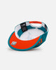 New Era Miami Dolphins 'Spring Injection' Painter Retro Snapback Teal/Orange