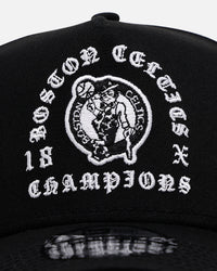 New Era Boston Celtics 'Gothic Arch 2.0' 9FORTY A-Frame Snapback Black/White