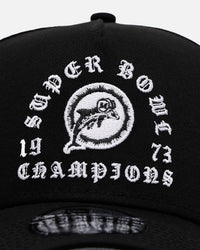 New Era Miami Dolphins 'Gothic Arch 2.0' 9FORTY A-Frame Snapback Black/White