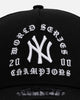 New Era New York Yankees 'Gothic Arch 2.0' 9FORTY A-Frame Snapback Black/White