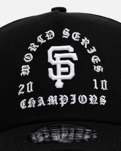 New Era San Francisco Giants 'Gothic Arch 2.0' 9FORTY A-Frame Snapback Black/White