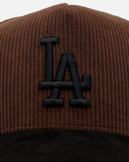 47 Brand Los Angeles Dodgers 'Barren' Offside DT Corduroy Snapback Brown/Black