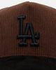 47 Brand Los Angeles Dodgers 'Barren' Offside DT Corduroy Snapback Brown/Black
