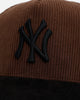 47 Brand New York Yankees 'Barren' Offside DT Corduroy Snapback Brown/Black