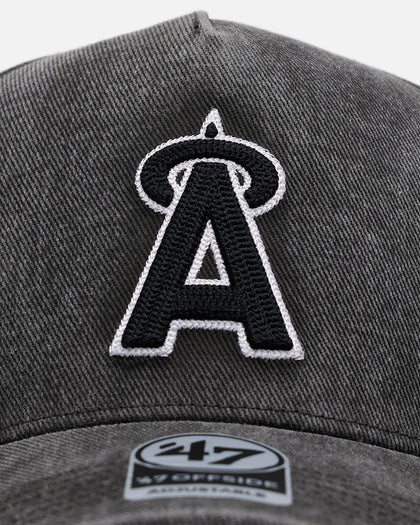 47 Brand Los Angeles Angels 'Washed Black' Offside DT Snapback Washed Black