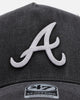 47 Brand Atlanta Braves 'Washed Black' Offside DT Snapback Washed Black