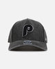 47 Brand Philadelphia Phillies 'Washed Black' Offside DT Snapback Washed Black