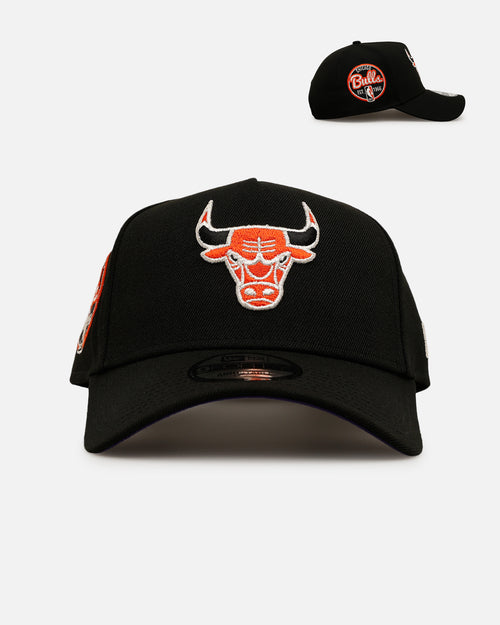 New Era Chicago Bulls 'NBA Dia De Los Muertos' 9FORTY A-Frame Snapback Black/Orange
