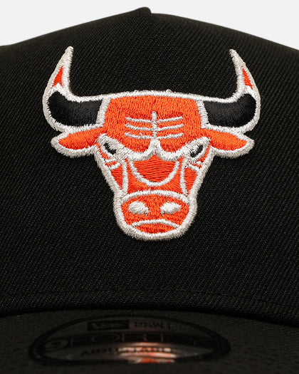 New Era Chicago Bulls 'NBA Dia De Los Muertos' 9FORTY A-Frame Snapback Black/Orange