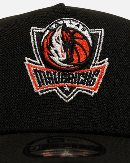 New Era Dallas Mavericks 'NBA Dia De Los Muertos' 9FORTY A-Frame Snapback Black/Orange