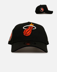 New Era Miami Heat 'NBA Dia De Los Muertos' 9FORTY A-Frame Snapback Black/Orange