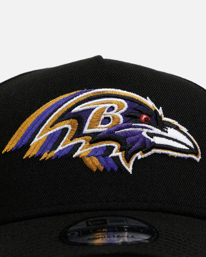 New Era Baltimore Ravens 'Cascade' 9FORTY A-Frame Snapback Black