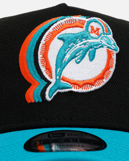 New Era Miami Dolphins 'Cascade' 9FORTY A-Frame Snapback Black