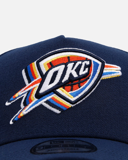 New Era Oklahoma City Thunder 'Cascade' 9FORTY A-Frame Snapback Navy
