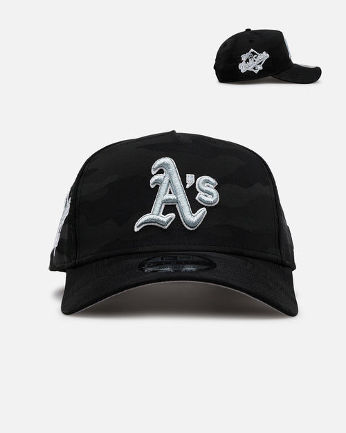 New Era Oakland Athletics 'Icy Camo' 9FORTY A-Frame Snapback Black/Camo