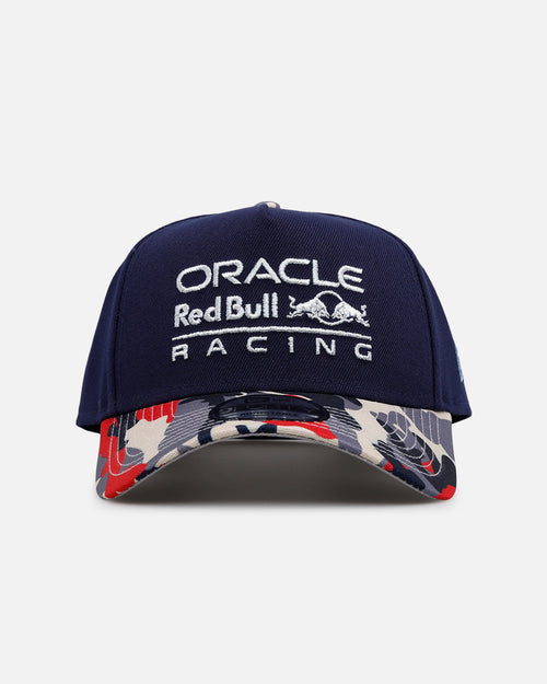 New Era Red Bull Racing 'Red Bull' Camo Visor 9FORTY A-Frame Snapback Navy