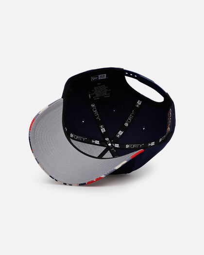 New Era Red Bull Racing 'Red Bull' Camo Visor 9FORTY A-Frame Snapback Navy
