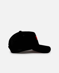 New Era Atlanta Braves 'Spider Web' 9FORTY A-Frame Snapback Black/Red