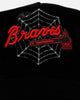 New Era Atlanta Braves 'Spider Web' 9FORTY A-Frame Snapback Black/Red