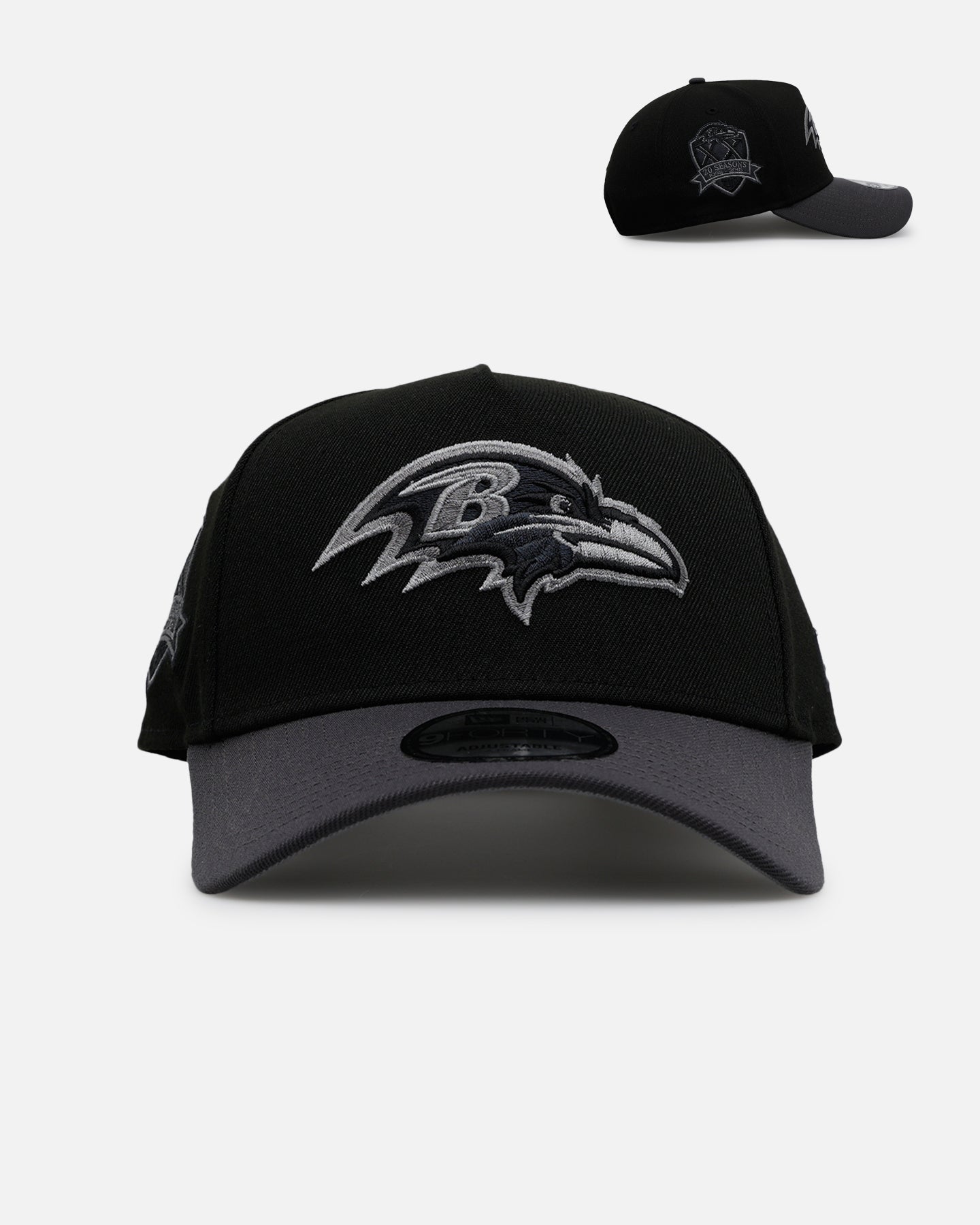 New Era Baltimore Ravens 'Stealth' 9FORTY A-Frame Snapback Black