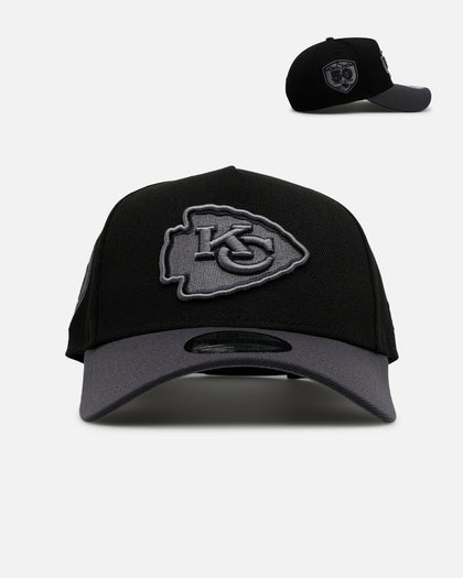 New Era Kansas City Chiefs 'Stealth' 9FORTY A-Frame Snapback Black/Charcoal