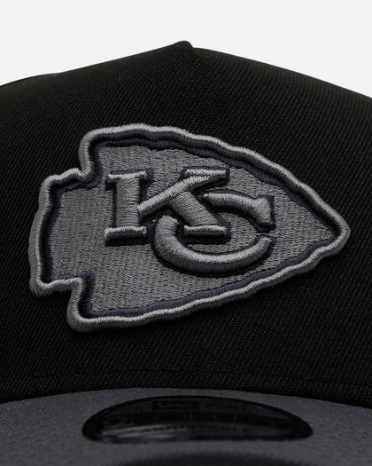 New Era Kansas City Chiefs 'Stealth' 9FORTY A-Frame Snapback Black/Charcoal