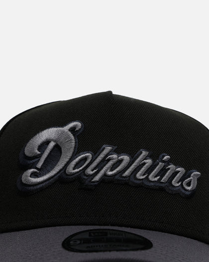 New Era Miami Dolphins 'Stealth' 9FORTY A-Frame Snapback Black/Charcoal