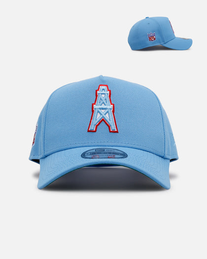 New Era Houston Oilers 'Throwback Bowl' 9FORTY A-Frame Snapback Sky Blue