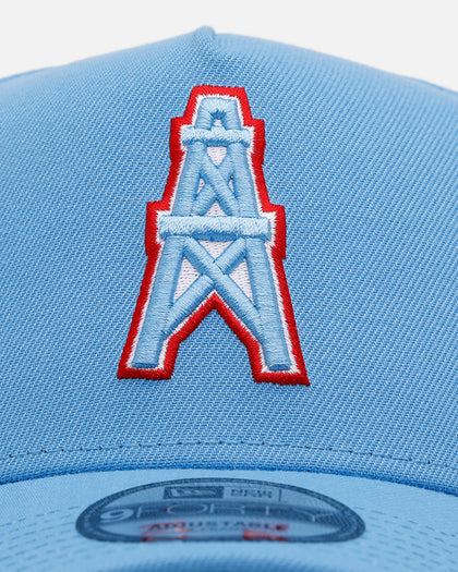New Era Houston Oilers 'Throwback Bowl' 9FORTY A-Frame Snapback Sky Blue