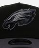 New Era Philadelphia Eagles 'Stealth' 9FORTY A-Frame Snapback Black/Charcoal