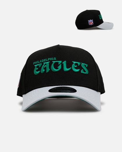 New Era Philadelphia Eagles 'Throwback Bowl' 9FORTY A-Frame Snapback Black