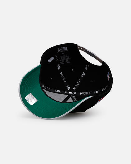 New Era Philadelphia Eagles 'Throwback Bowl' 9FORTY A-Frame Snapback Black