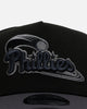 New Era Philadelphia Phillies 'Stealth' 9FORTY A-Frame Snapback Black/Charcoal
