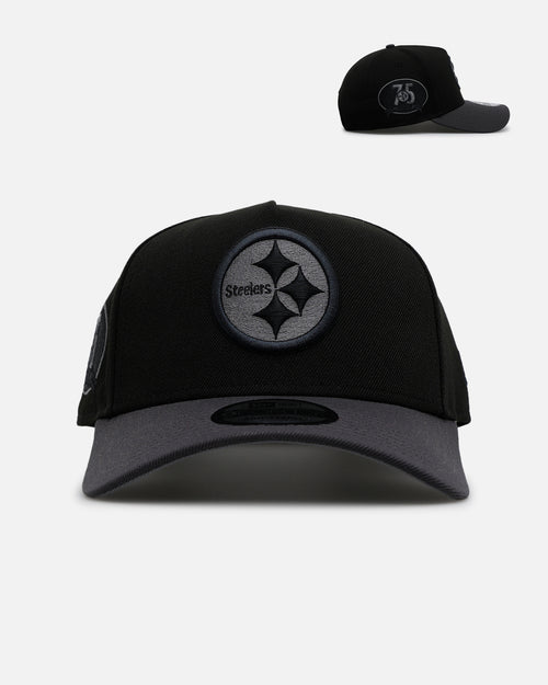 New Era Pittsburgh Steelers 'Stealth' 9FORTY A-Frame Snapback Black/Charcoal