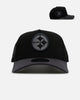 New Era Pittsburgh Steelers 'Stealth' 9FORTY A-Frame Snapback Black/Charcoal