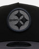 New Era Pittsburgh Steelers 'Stealth' 9FORTY A-Frame Snapback Black/Charcoal